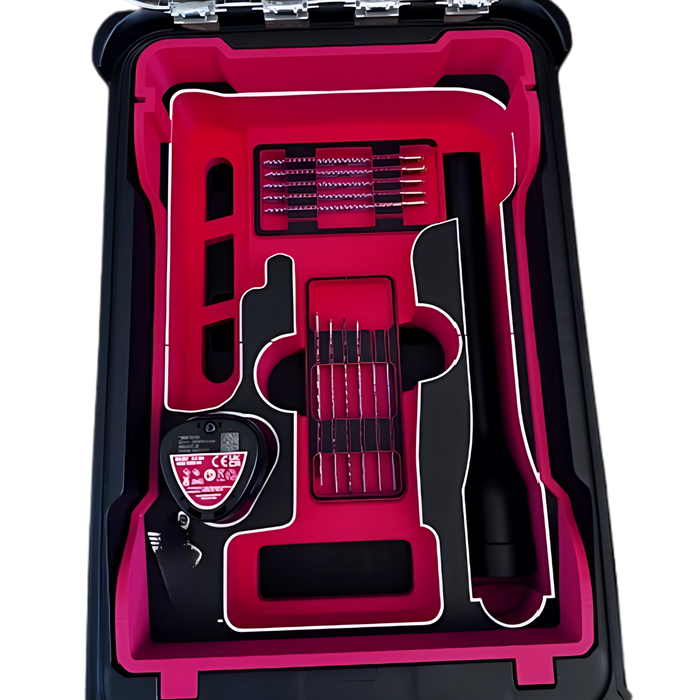 Milwaukee M12 FJS FUEL Jigsaw Packout Insert – Fits Compact Organiser 4822-8435 | Space for 2 Batteries &amp; Blades