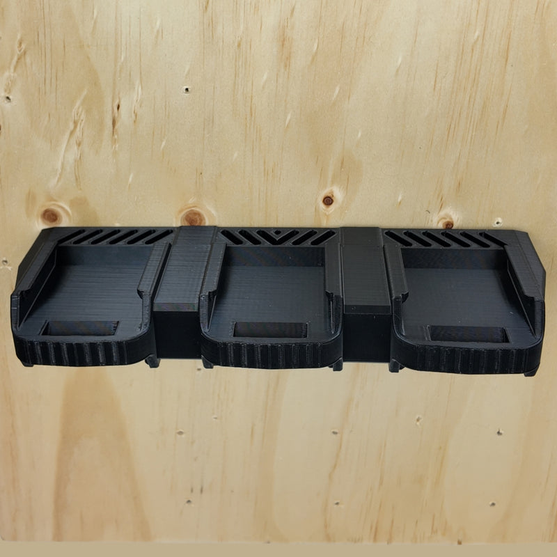 Battery Wall Holder for Makita 18V – 4 or 6 Slot Storage Rack