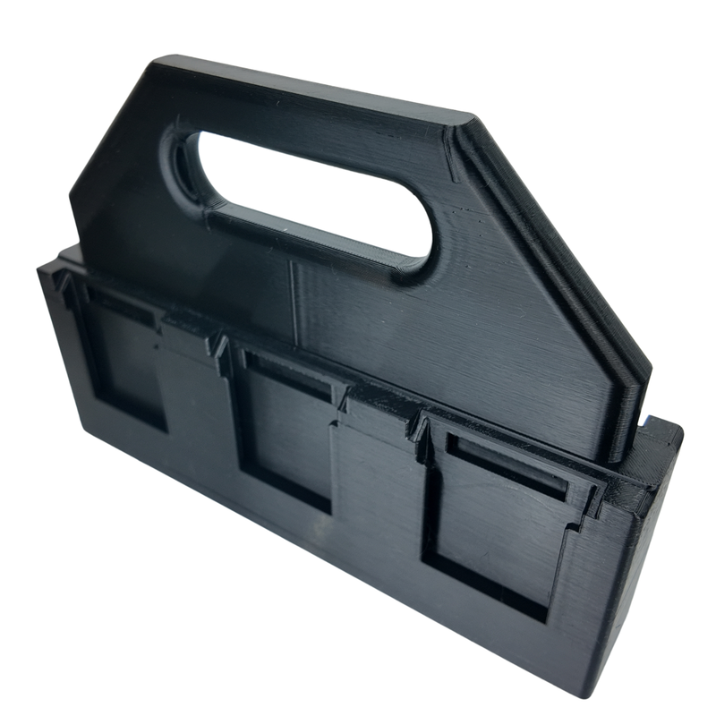 Battery Caddy for Ozito Batteries – 4 or 6 Slot Carry Holder