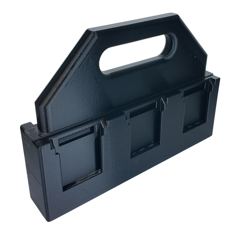 Battery Caddy for Ozito Batteries – 4 or 6 Slot Carry Holder