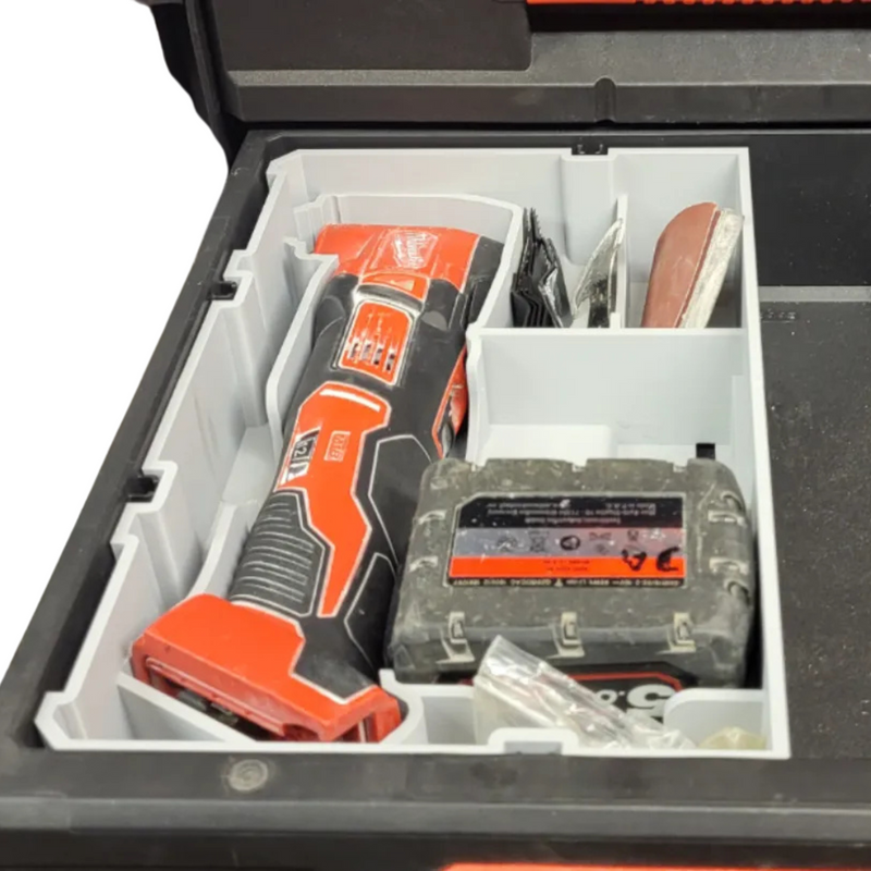Milwaukee M18 “Brushed” Multitool Packout Insert – Reversible 1/2-Width Organiser