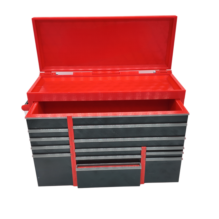 XL Mini Desk Tool Chest Organiser – 270 x 165 x 96mm | Workshop-Style Storage - Perfect Gift for Dad