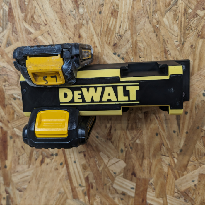 DeWalt 20V Battery 4× Wall Mount – Built Tough, Styled for the DeWalt Look