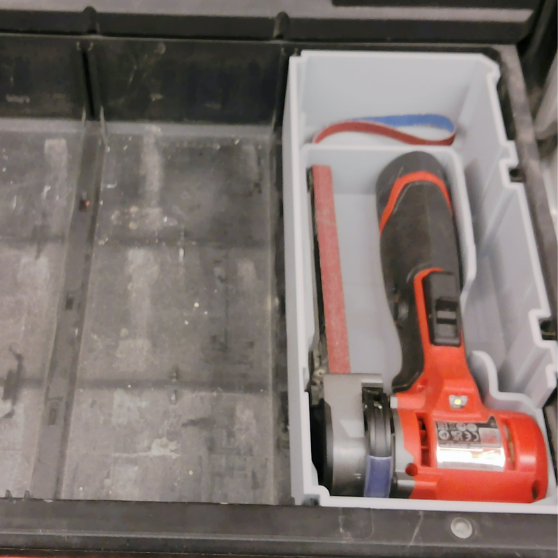 Milwaukee M12 Belt File Packout Drawer Insert