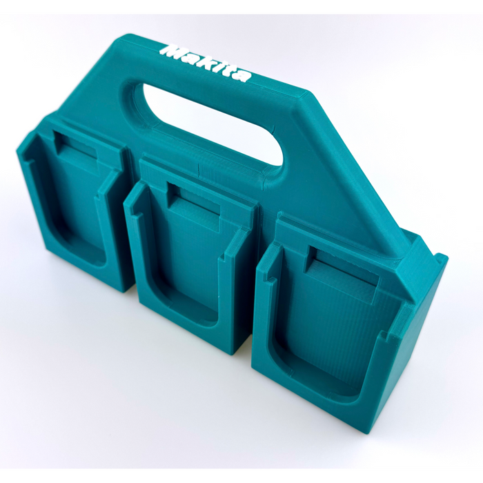 Makita 18 V Battery Wall Caddy | 4 Slot or 6 Slot | 3D Printed PETG | Australian Made