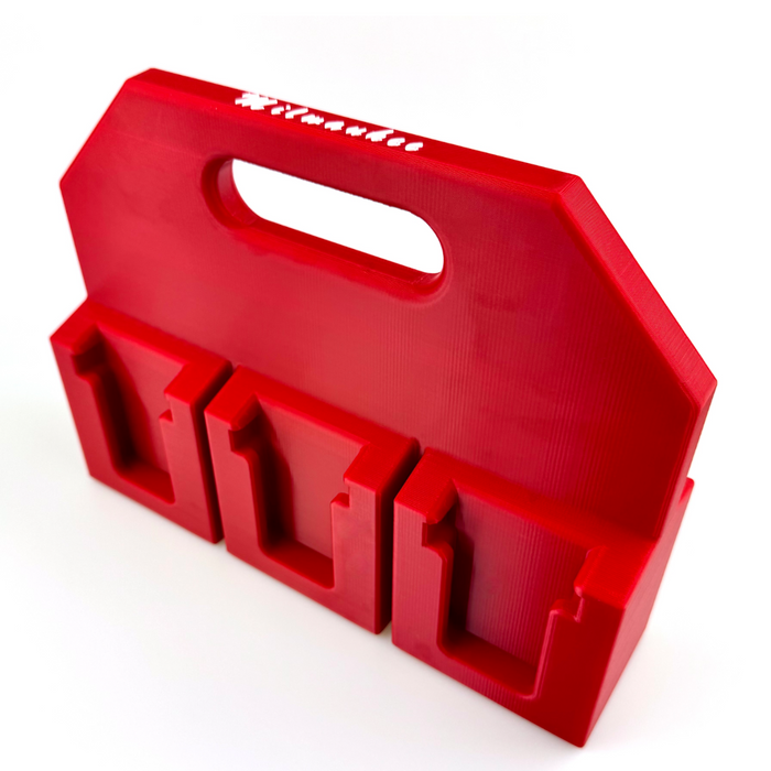 M18 Battery Caddy – 4 or 6 Slot Holder - Store M18 Batteries with This 3D Printed Tool