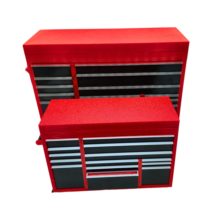 XL Mini Desk Tool Chest Organiser – 270 x 165 x 96mm | Workshop-Style Storage - Perfect Gift for Dad