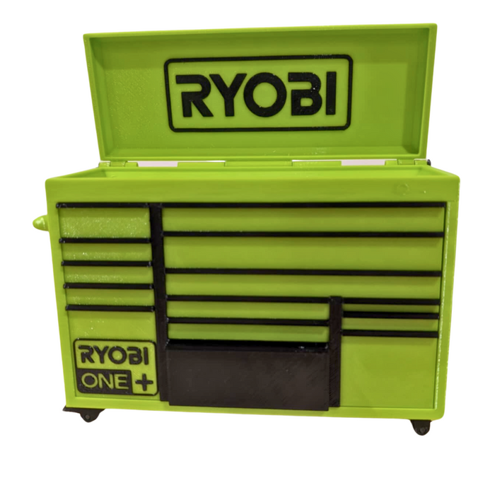 Mini Rolling Tool Box in Green – Organise in Style - Perfect Gift for Dad