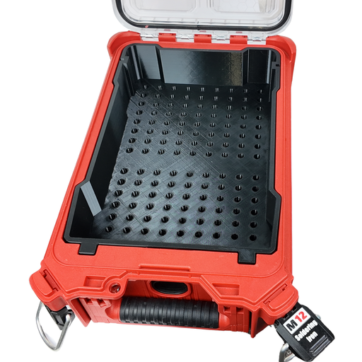 Packout bit storage insert for 48-22-8435 with quarter inch socket driver organiser