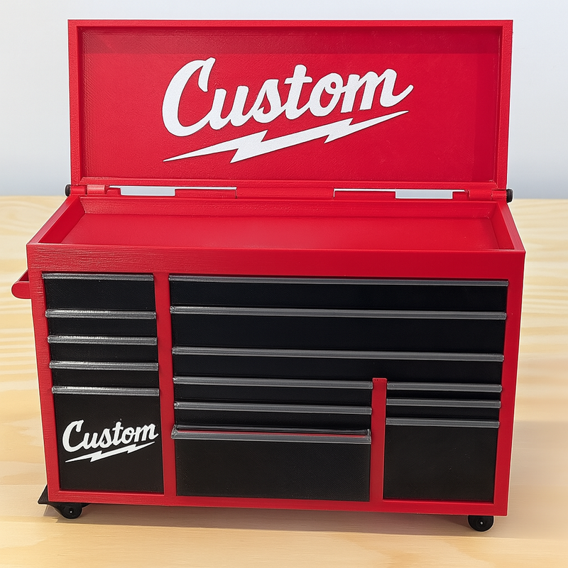 Mini Desk Tool Chest with Lid - Multiple Colour | Perfect Gift for Dad