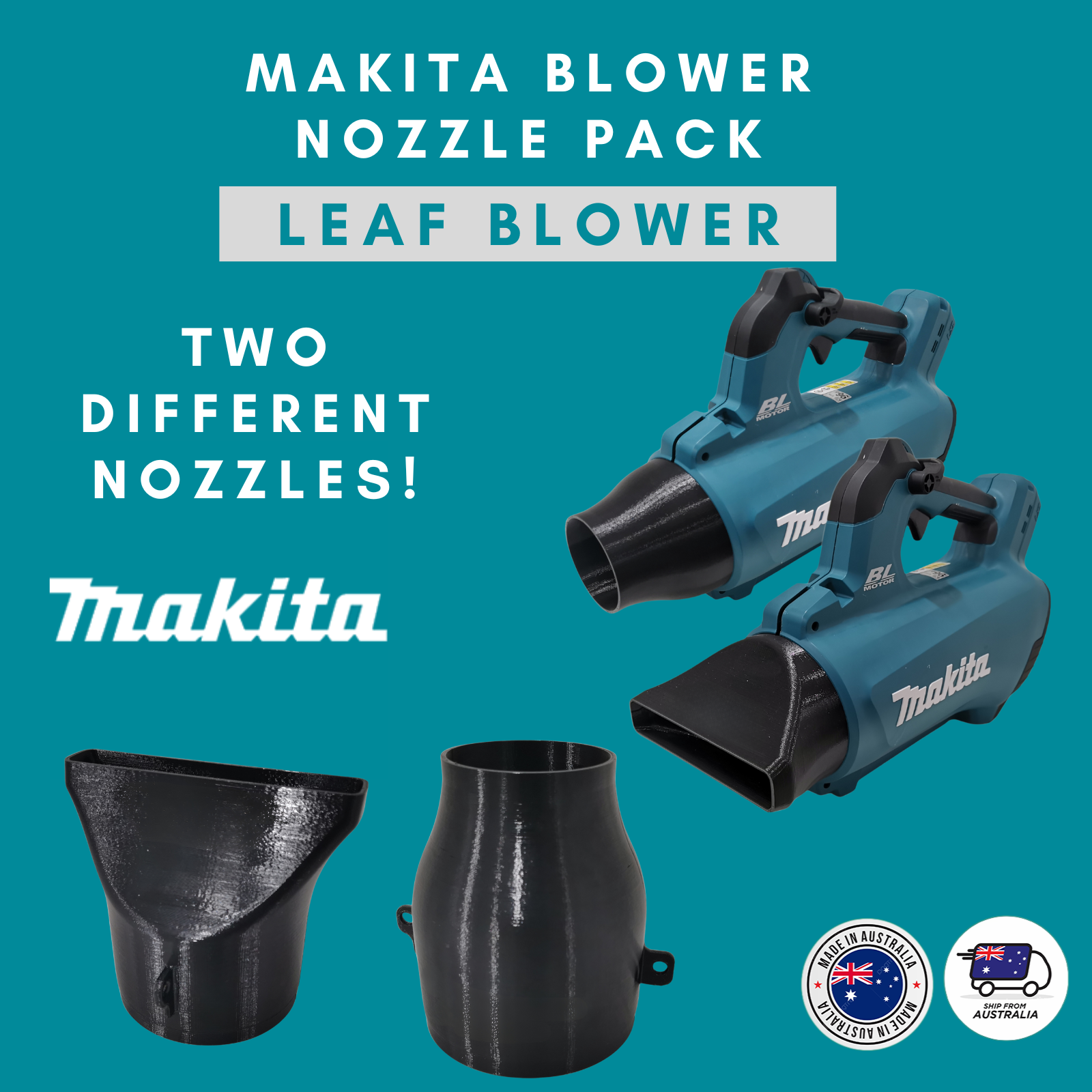 Stubby Nozzle for Makita Leaf Blower DUB184 Perfect for Car Drying A1 Tools Australia