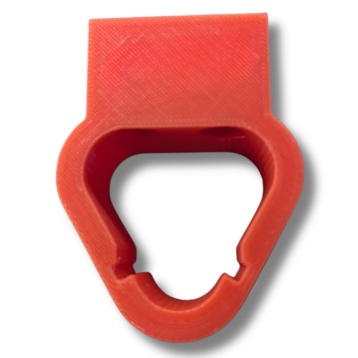 5× M12 Battery Wall Mount | 3D Printed Tool Holders | Red, Black, Grey