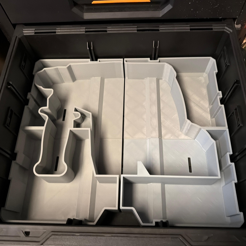 Milwaukee SDS Drill Insert for ToughBuilt Tool Case | Secure Rattle-Free Fit | PETG