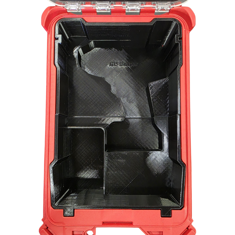 Milwaukee M18 Heat Gun Insert for PACKOUT 48-22-8435 | Heat Gun + Battery (PETG)