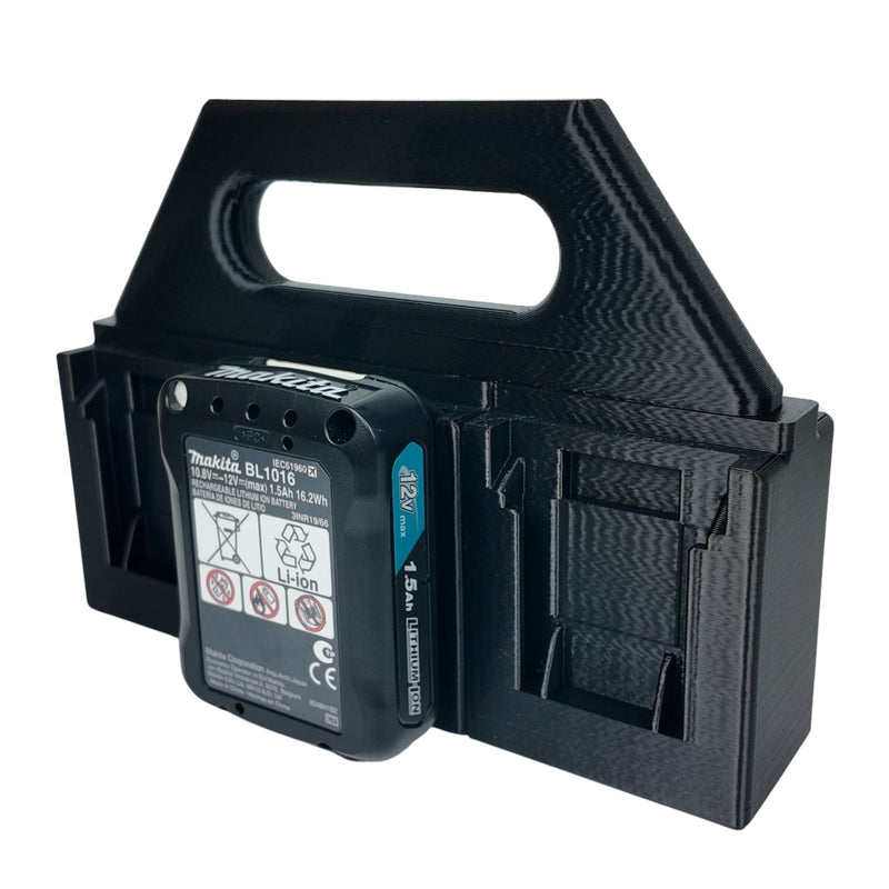 Battery Caddy for Makita 12V Batteries – 4 or 6 Slot Carry Holder