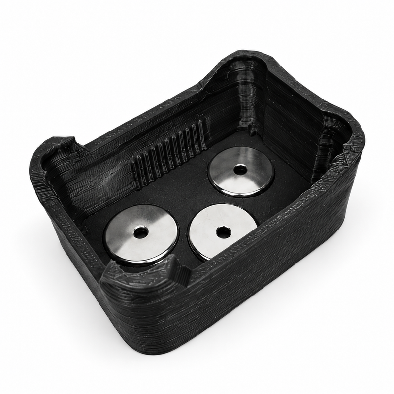 Magnetic Battery Case for Ozito 18V Power X Change 4Ah — 2 or 3 Magnets