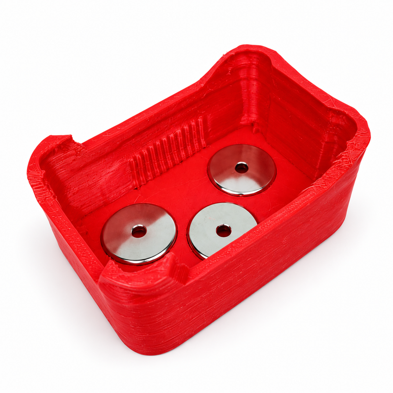 Magnetic Battery Case for Ozito 18V Power X Change 4Ah — 2 or 3 Magnets