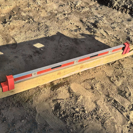 Level holding brackets for pool base levelling and DIY projects, Aussie made