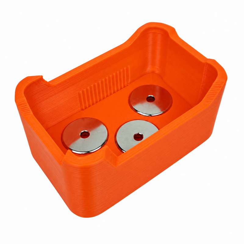 Magnetic Battery Case for Ozito 18V Power X Change 4Ah — 2 or 3 Magnets
