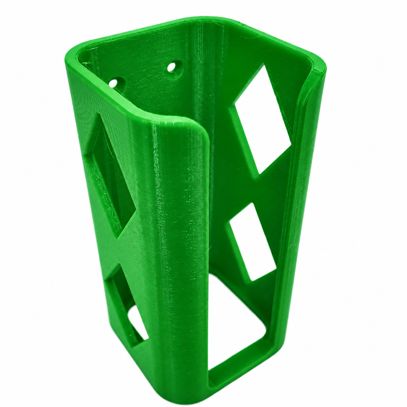 Green colour variant — Universal Cordless Drill Holder | 40mm Width | Power Tool Storage | Made in Australia
