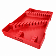 Drop In Tray Red colour variant — Milwaukee Packout Spanner Holder - (Low-Profile Compact 48-22-8436, Australian Made)