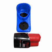 M12-compact Blue colour variant — Milwaukee M12 & M18 Soft Plastic Magnetic Battery Base Covers | TPU | Neodymium Magnets