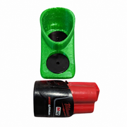 M12-compact Green colour variant — Milwaukee M12 & M18 Soft Plastic Magnetic Battery Base Covers | TPU | Neodymium Magnets