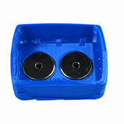 M12-high-capacity Blue colour variant — Milwaukee M12 & M18 Soft Plastic Magnetic Battery Base Covers | TPU | Neodymium Magnets