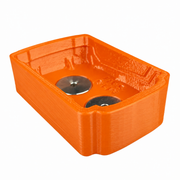 M18-standard Orange colour variant — Milwaukee M12 & M18 Soft Plastic Magnetic Battery Base Covers | TPU | Neodymium Magnets
