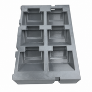 Gray colour variant — Milwaukee M18 Battery Organiser Insert | Fits Packout Two-Drawer Toolbox 4932472129