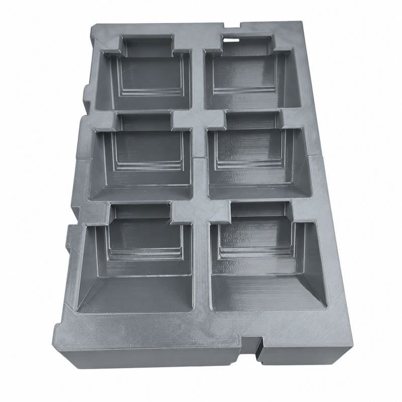 Gray colour variant — Milwaukee M18 Battery Organiser Insert | Fits Packout Two-Drawer Toolbox 4932472129