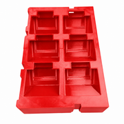 Red colour variant — Milwaukee M18 Battery Organiser Insert | Fits Packout Two-Drawer Toolbox 4932472129