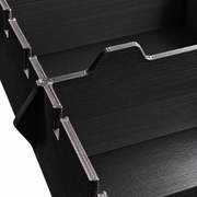 Colour Detail Black colour variant — Milwaukee Packout Bin Insert — Customisable Layout for Low-Profile Organiser 48-22-8436