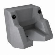 Gray colour variant — Milwaukee Whipper Snipper Wall Mount - With Optional Spacer - Made in Australia