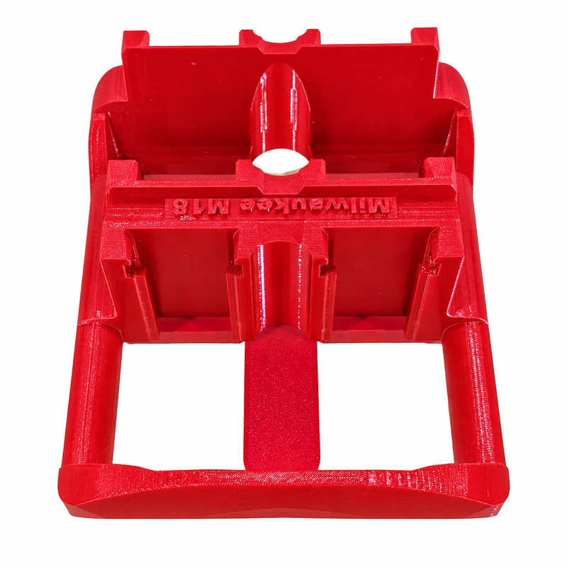 Red colour variant — Milwaukee Battery Carrier - Packout Ready for 6x M18 Batteries - Made in Aus