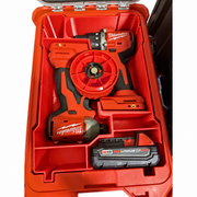 Red colour variant — Milwaukee M18 Drill & Hex Drive Packout Insert for Compact Organiser