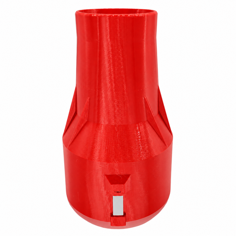 Red colour variant — Milwaukee M18 Short Nozzle – FUEL Blower Model 3017-20 – 2024 New Model - 3D Printed in PETG