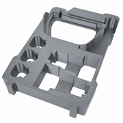 Gray colour variant — Milwaukee Packout M12 Charger & Battery Insert - 48-22-8435 Compact Organiser