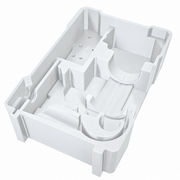 White colour variant — Milwaukee Packout Insert for Makita Router (40V XGT & 18V) 48-22-8435 Organiser