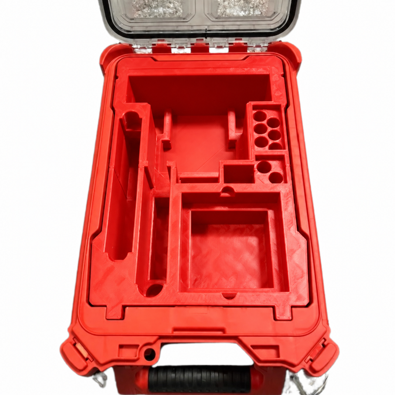Red colour variant — Milwaukee Laser Alignment Base Insert | Fits Compact Packout (48-22-8435)