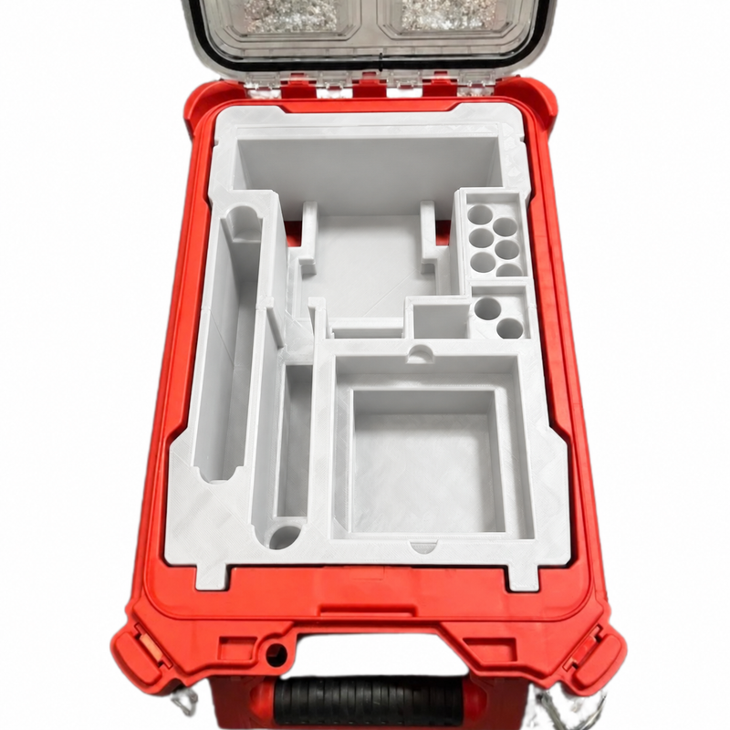 White colour variant — Milwaukee Laser Alignment Base Insert | Fits Compact Packout (48-22-8435)