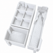 Option1 White colour variant — Milwaukee M12 Rotary Tool Packout Insert – Fit for Model 2525-20 |Compact Organiser 48-22-8435