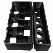 Black colour variant — Milwaukee Packout Battery Insert – 5x M12 High Output & 6x 2Ah Battery Holder