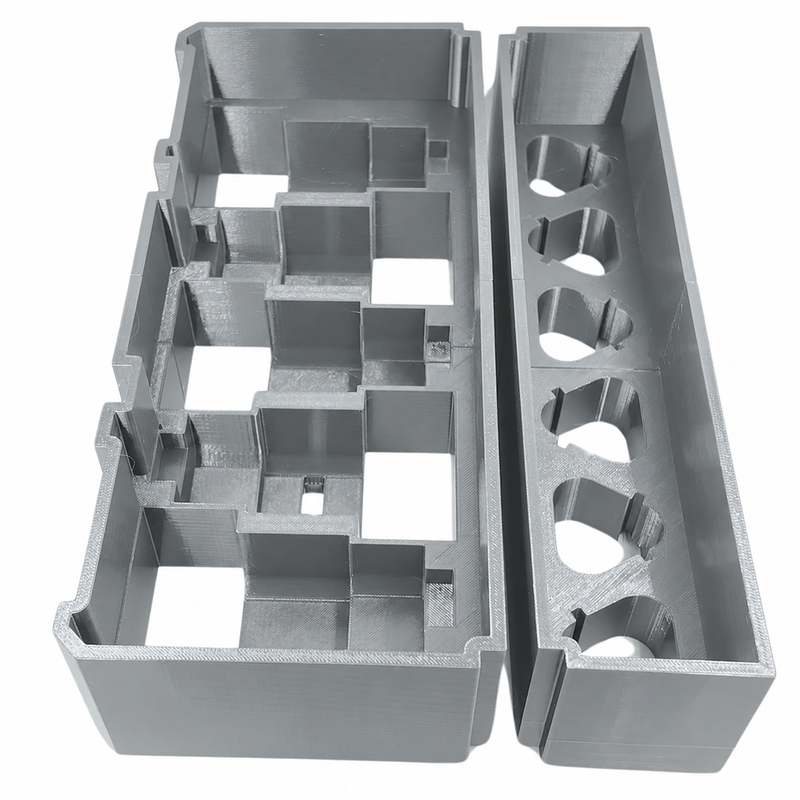 Gray colour variant — Milwaukee Packout Battery Insert – 5x M12 High Output & 6x 2Ah Battery Holder