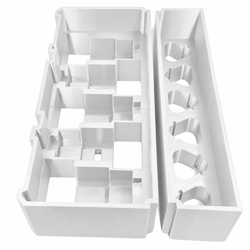 White colour variant — Milwaukee Packout Battery Insert – 5x M12 High Output & 6x 2Ah Battery Holder