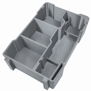 Gray colour variant — Milwaukee M12 MultiTool Packout Insert | Fits 48-22-8435 Compact Organiser