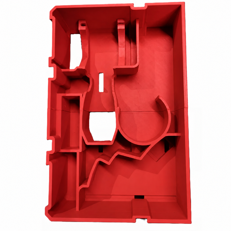 Red colour variant — Milwaukee Packout M12 Fuel Cut Off Tool Organiser – Fits 2 or 3 Drawer Packout Toolbox