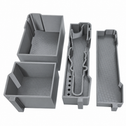 Gray colour variant — Milwaukee Packout Insert — M12 Soldering Iron 2488-20 (Fits 48-22-8435)