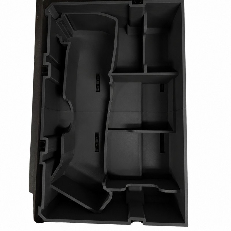 Black colour variant — Milwaukee M18 “Brushed” Multitool Packout Insert – Reversible 1/2-Width Organiser