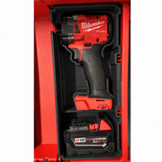 Impact Black colour variant — Milwaukee M18 Impact Wrench Packout Insert - Optional Slim Organiser for M12 FUEL Ratchet